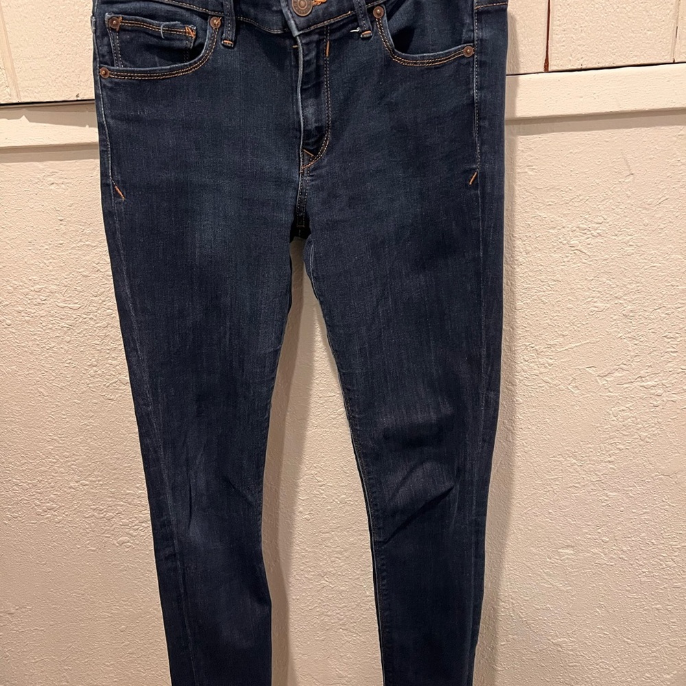 Express Dark Blue Skinny Jeans